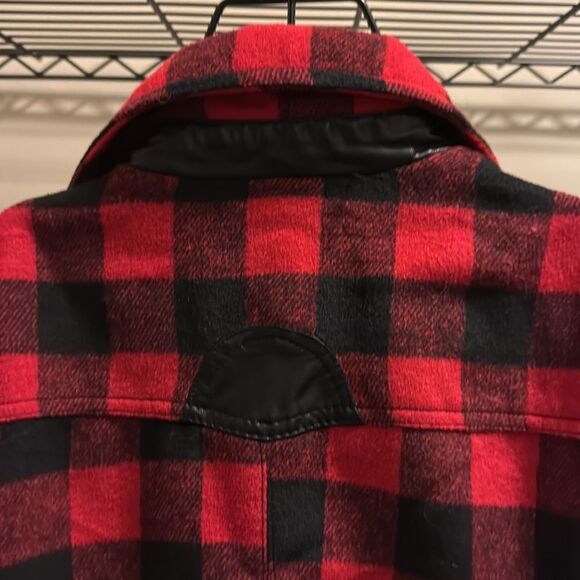 RD style buffalo plaid, biker jacket, size medium - Picture 8 of 10